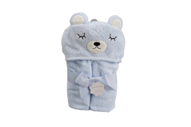 Character Hooded Bath Towel in Bear