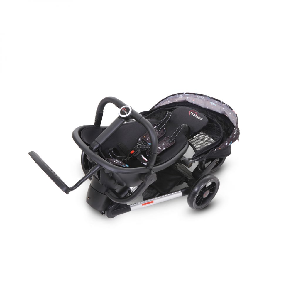 Tinnies Baby Stroller – Black