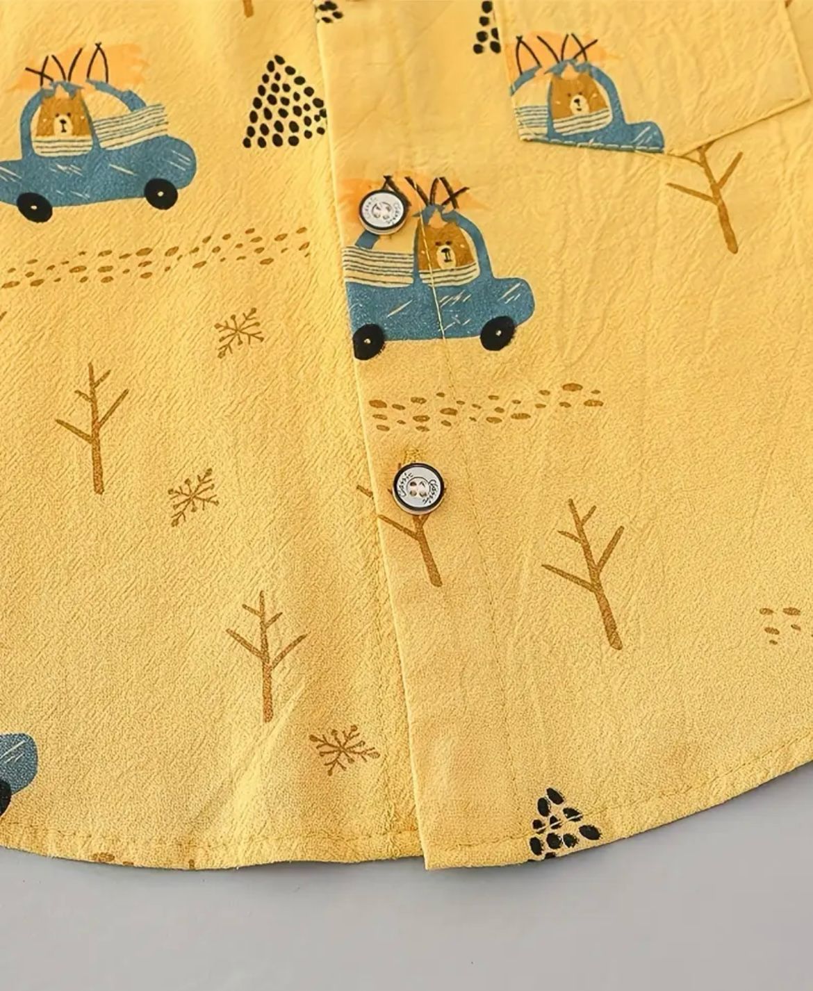 2PC Yellow Safari Suit