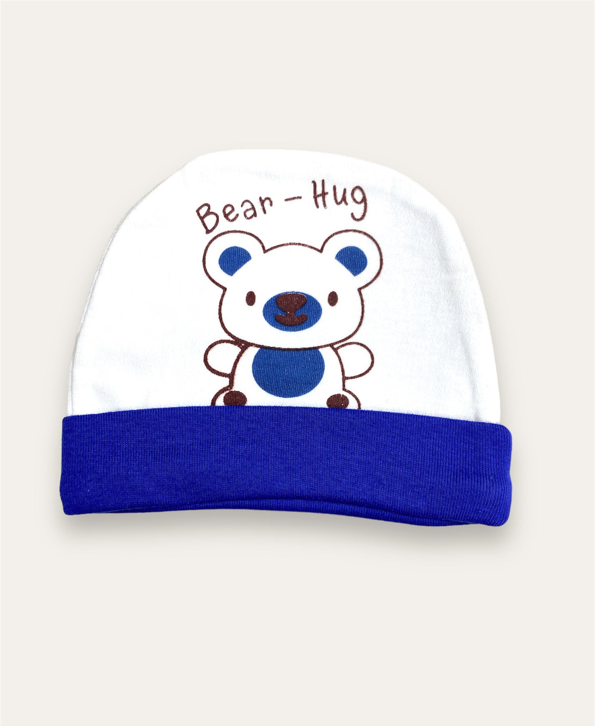 Baby Cap - Royal Blue Bear Hug