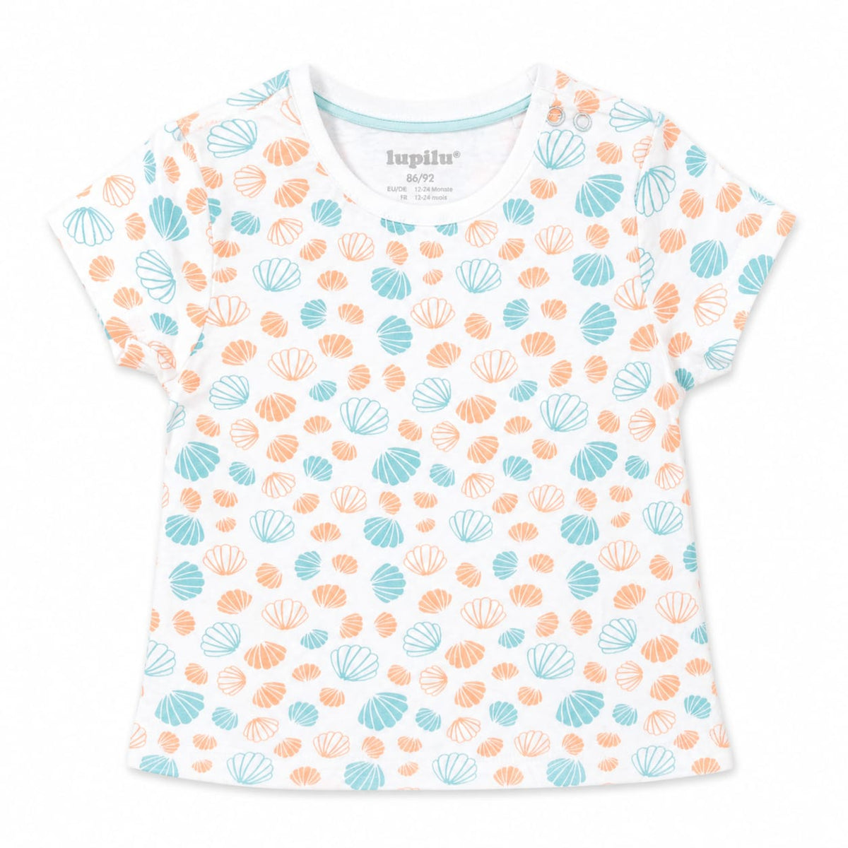 Baby Girl Summer T-Shirt - Seashel Print