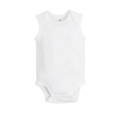Baby Dola Sleeveless White Body Suit -Romper