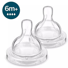 Philips AVENT Silicone Teat 6m+ Thick Feed PK2 SCY764/02