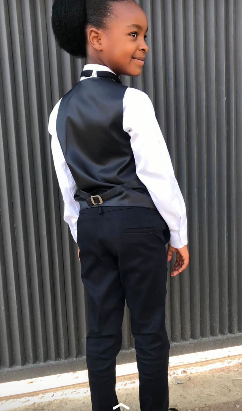 5PC Formal Suit- Black Waistcoat Suit Set