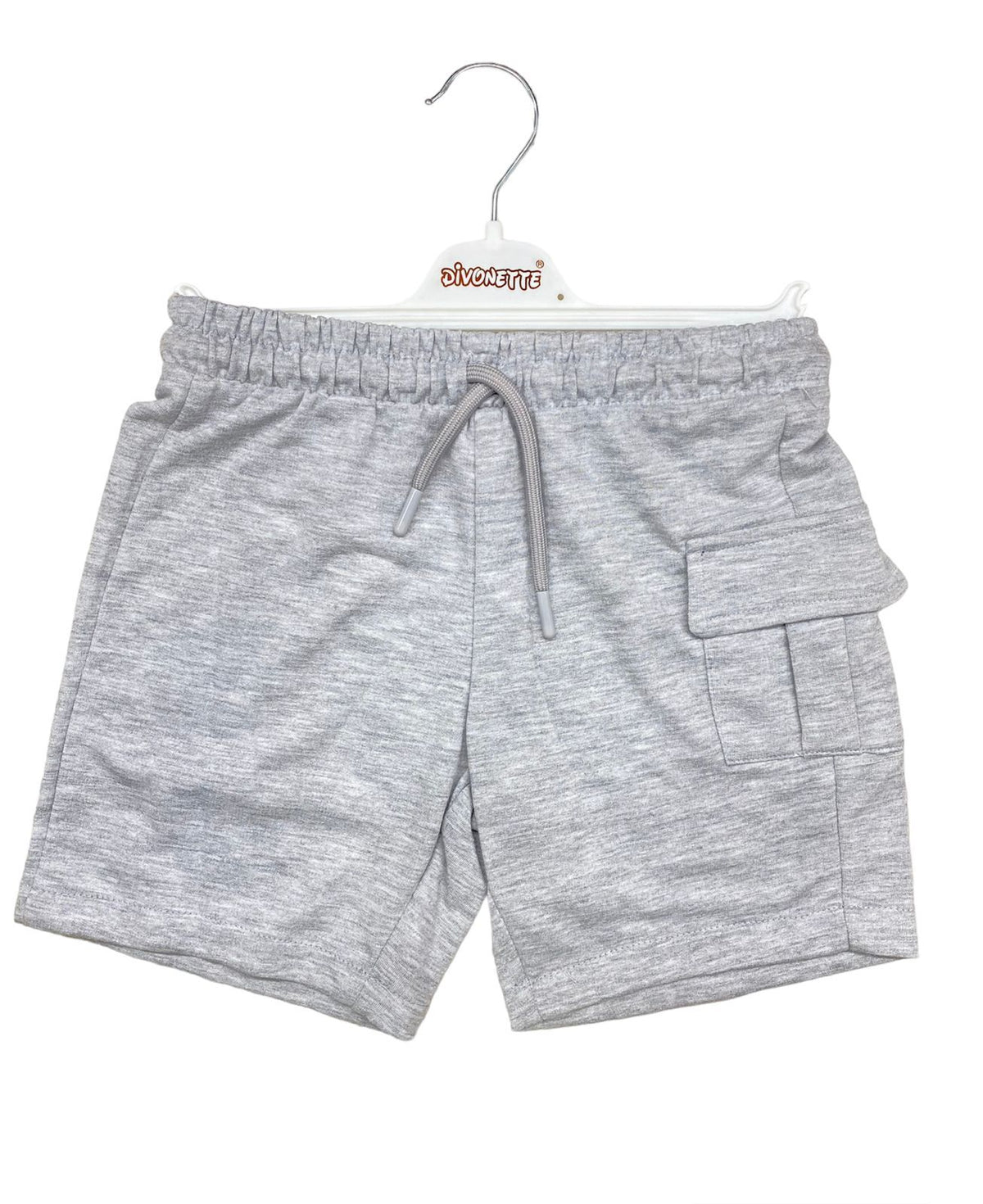 Divonette Round Lastic Shorts-Grey