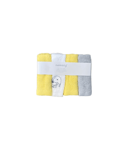 4 In 1 Face Towel Yellow