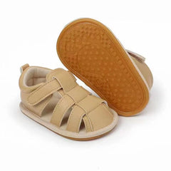 Close Strap Sandals For Boys/ Camel