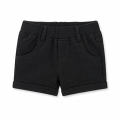 Infants baby Round Lastic Short - Black