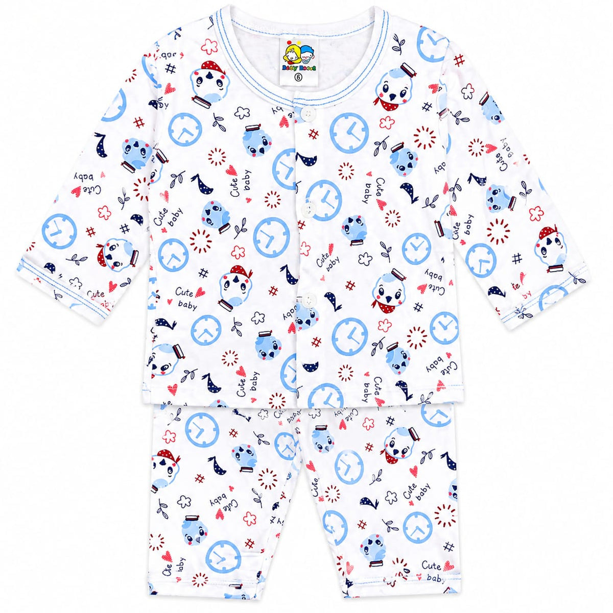 Premium Cotton Newborn Pajama Set – Soft & Breathable Baby Suit