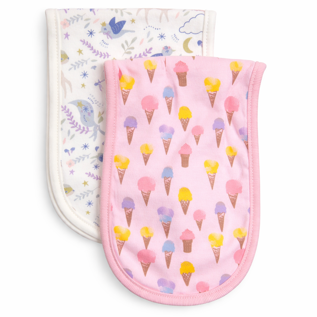 2-in-1 Premium Baby Burp Cloth