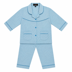 Baby Girl Full Sleeves Butterfly Print Cotton Night Suit