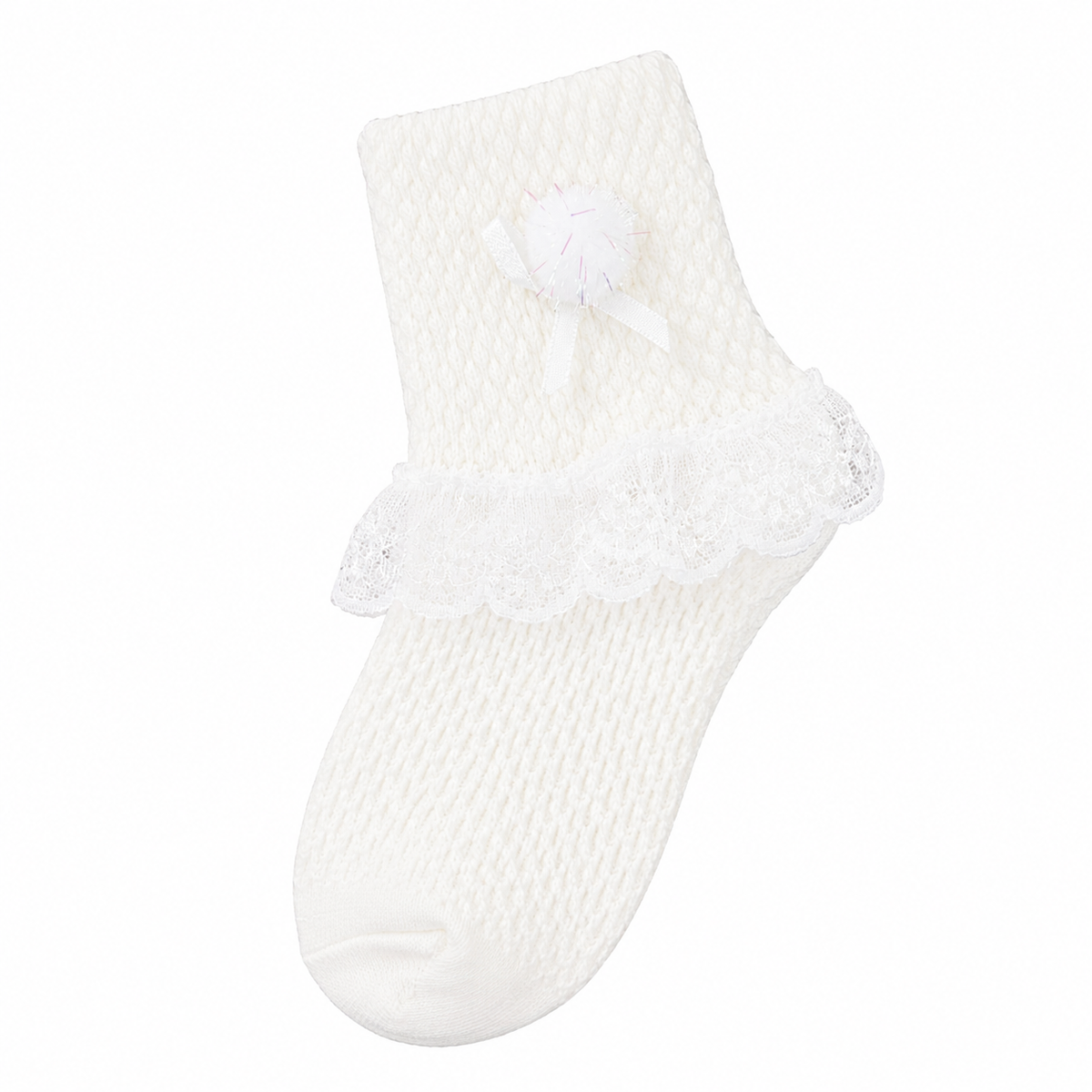 Off White Frill Socks