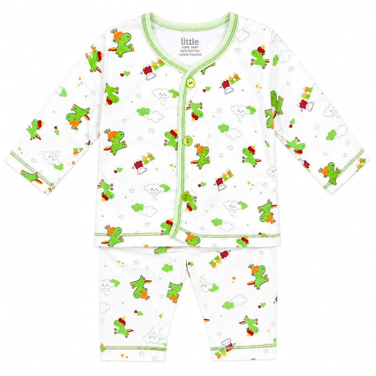 Premium Cotton Newborn Pajama Set – Soft & Breathable Baby Suit