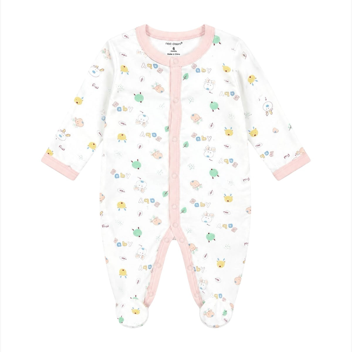 Infants Baby Girl Closed Feet Romper