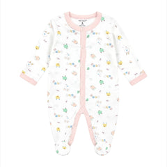 Infants Baby Girl Closed Feet Romper