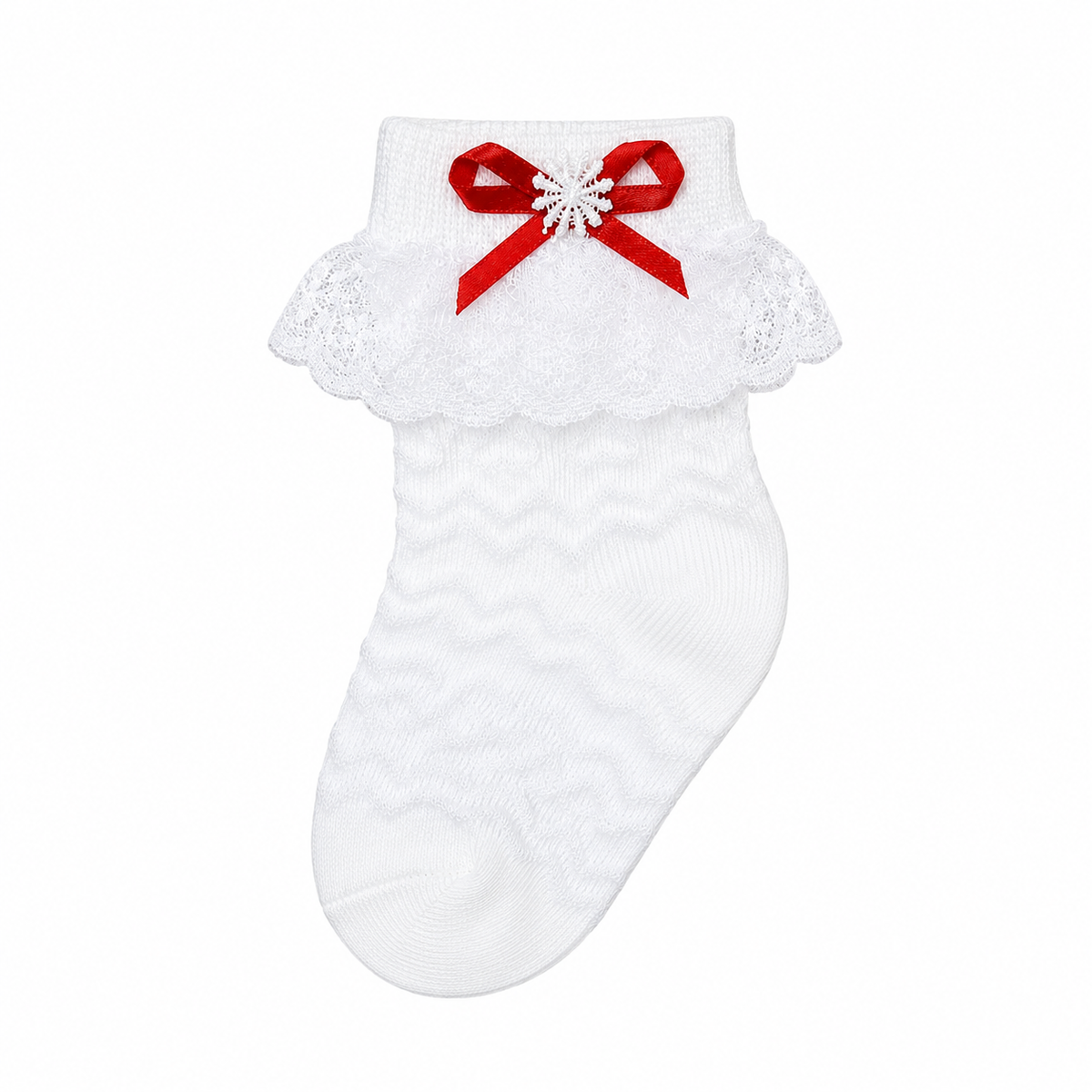 White Frill Socks