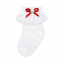 White Frill Socks
