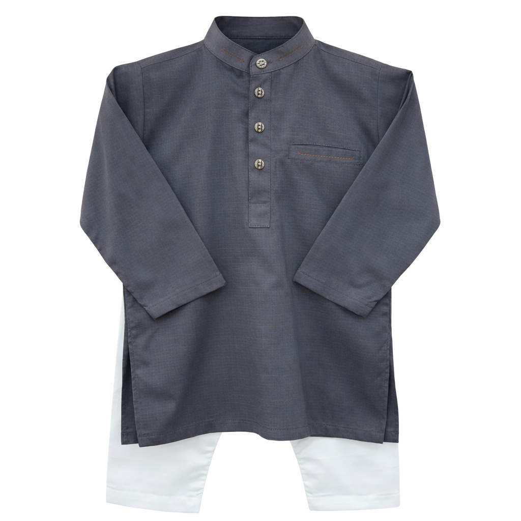 Grey Kurta Shalwar Set