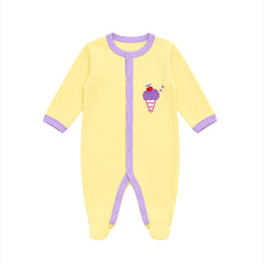 Infants Baby Girl Closed Feet Romper