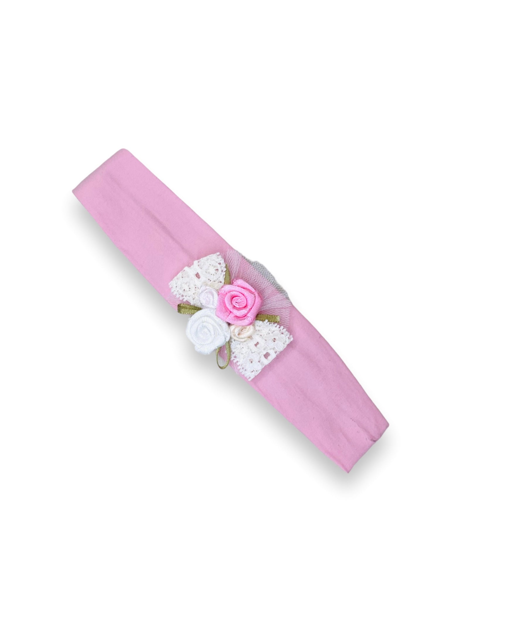 Pink Flower Headband 0-24M