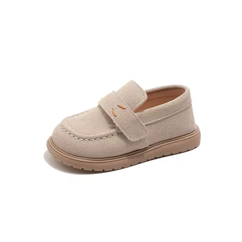 Beige Suede Baby Boy Shoes