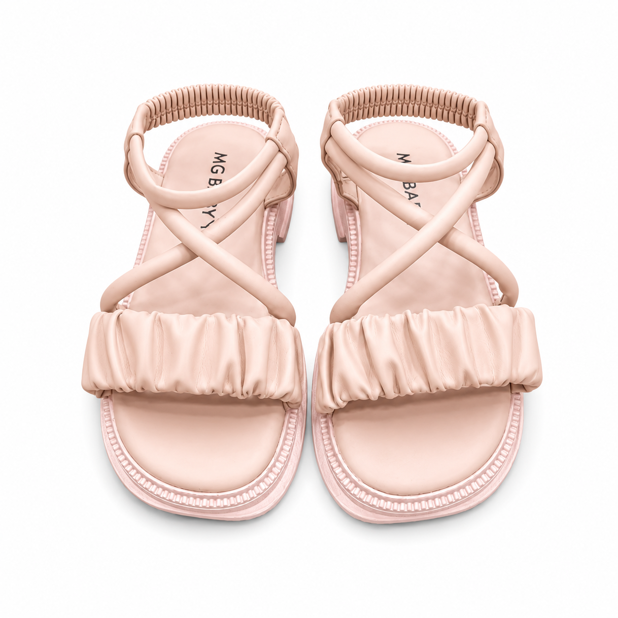Open toe Pink Strap Sandal
