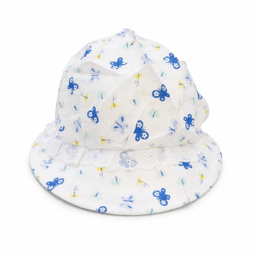 Baby Girl Buttefly Cotton P Cap