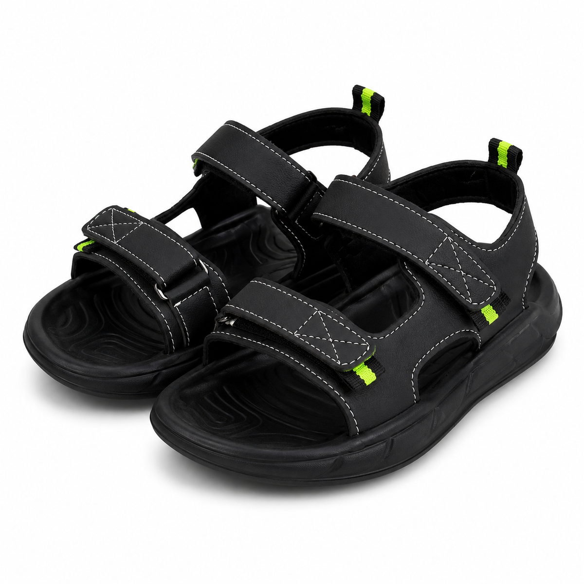 Baby Boy Black Strap Sandal
