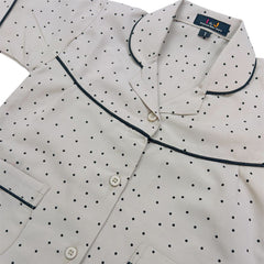 Black Polka Dot Night Suit