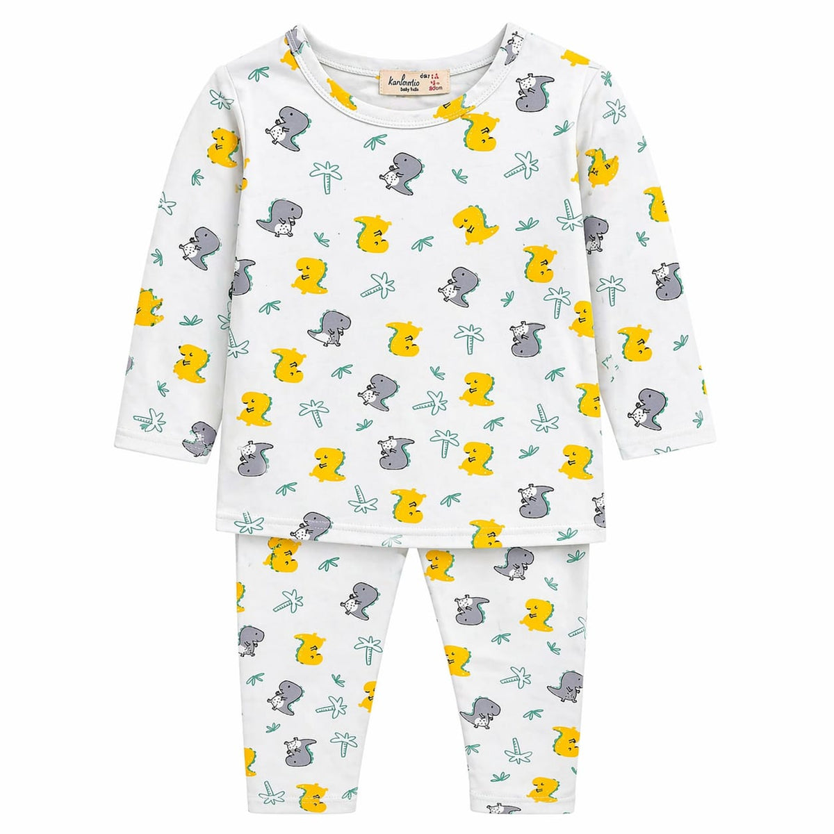 Baby Boy 2PC Dino Night Suit