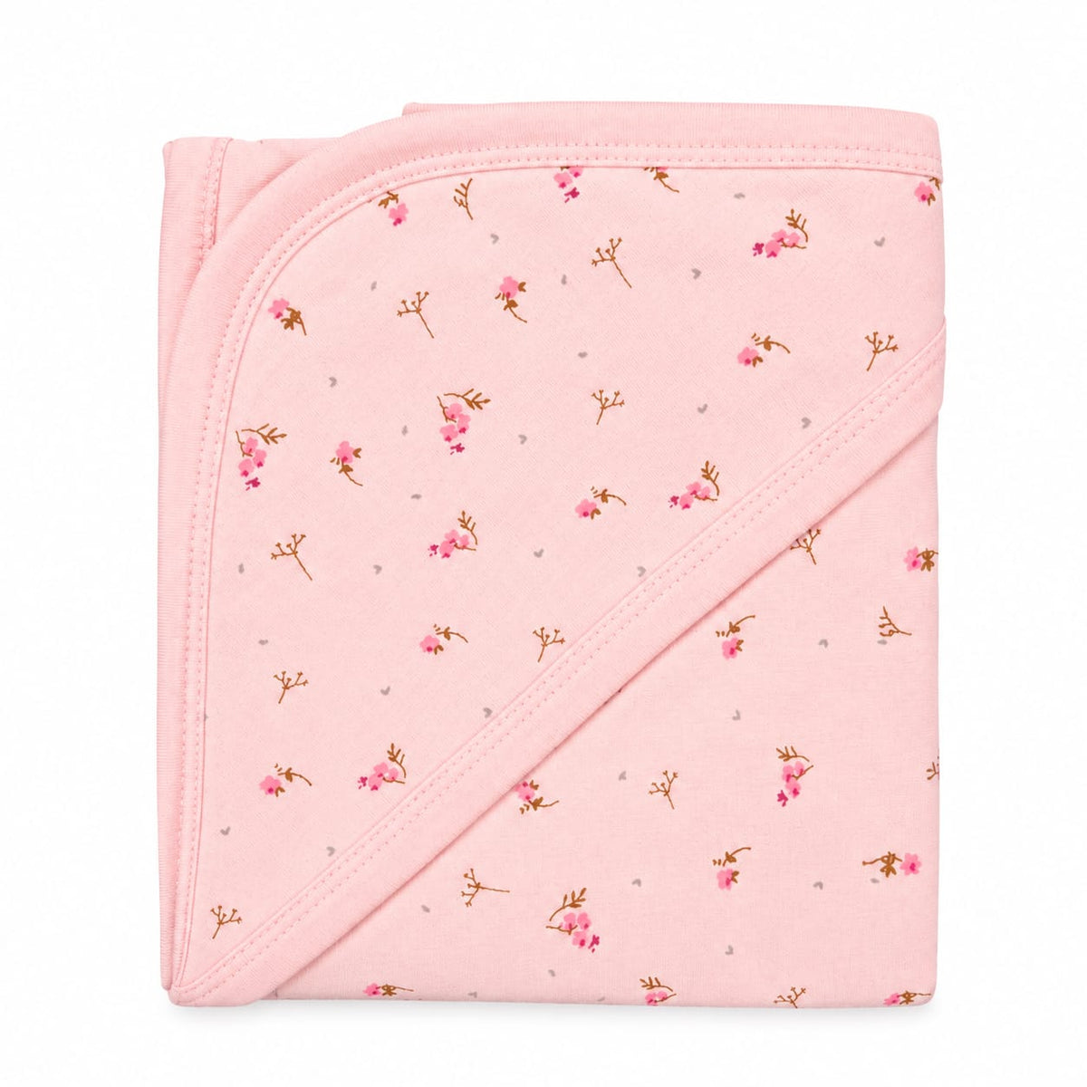 Infants Baby Girl Hooded Wrapping Sheet
