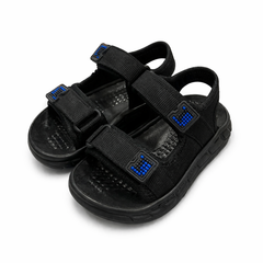 Baby Boy Black Summer Sandals – Anti-Slip 2 Strap