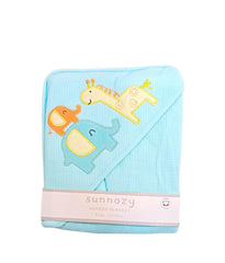 Sunnozy Car Wrapping Sheet/ Hooded Blanket/green