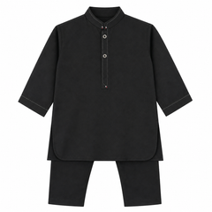 Black Boski Kurta Shalwar