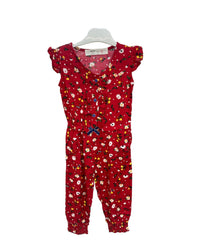 Happiness Jump Suit - Red