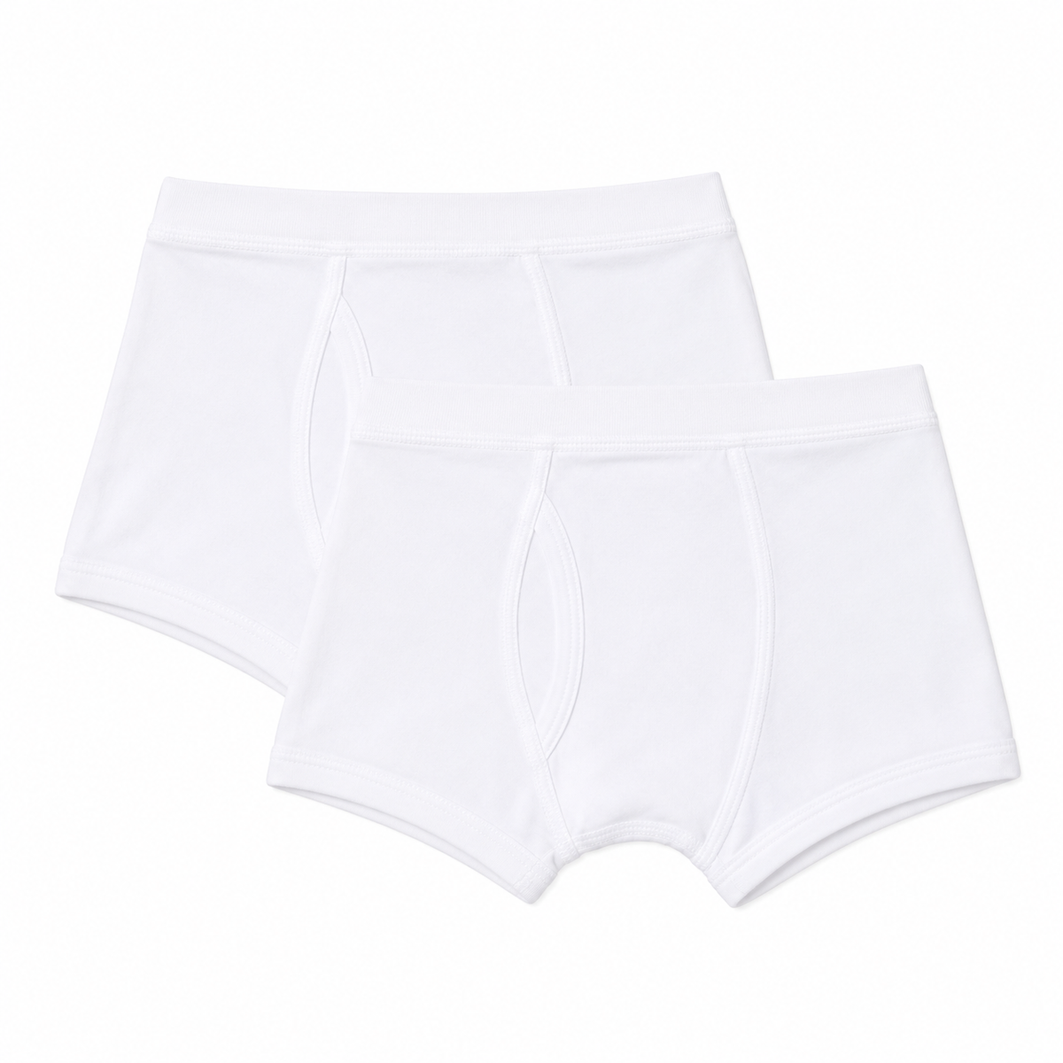 2PK White Boxers