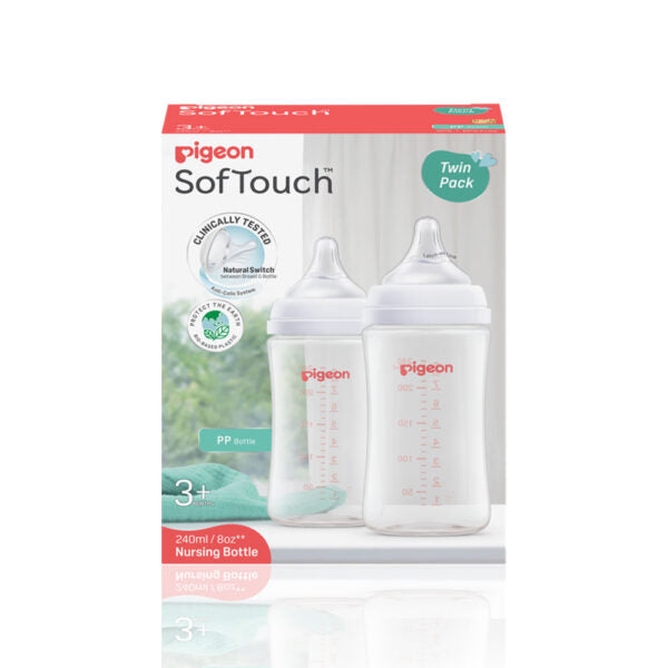 BPP Nursing Bottle PP 240ml Twin Pack