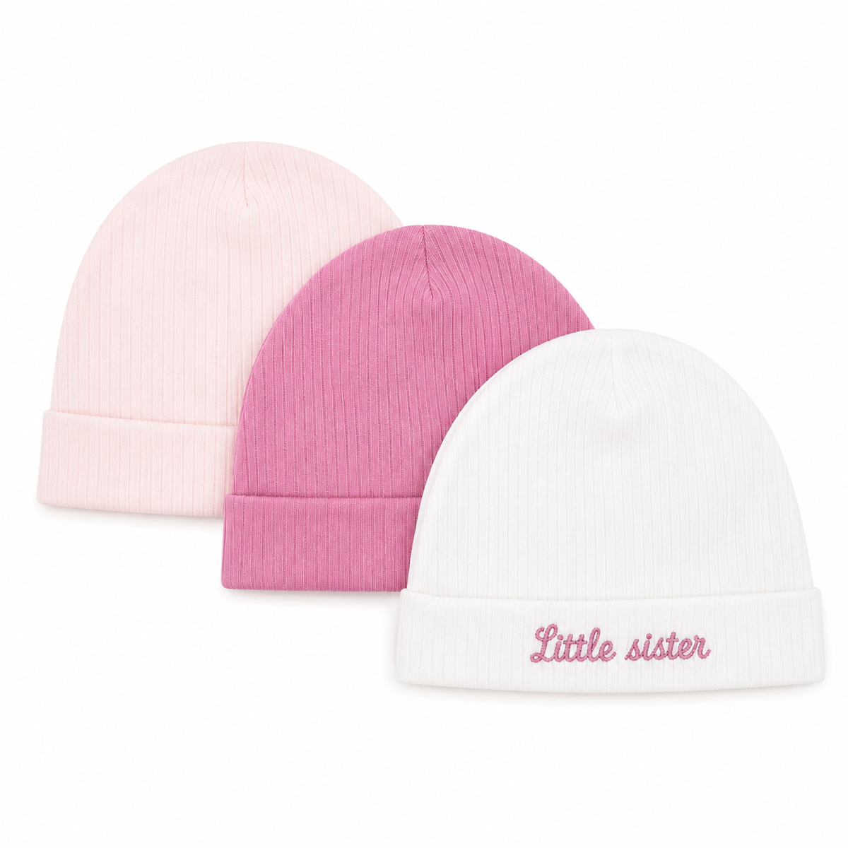 3PK Soft Touch Cap Set