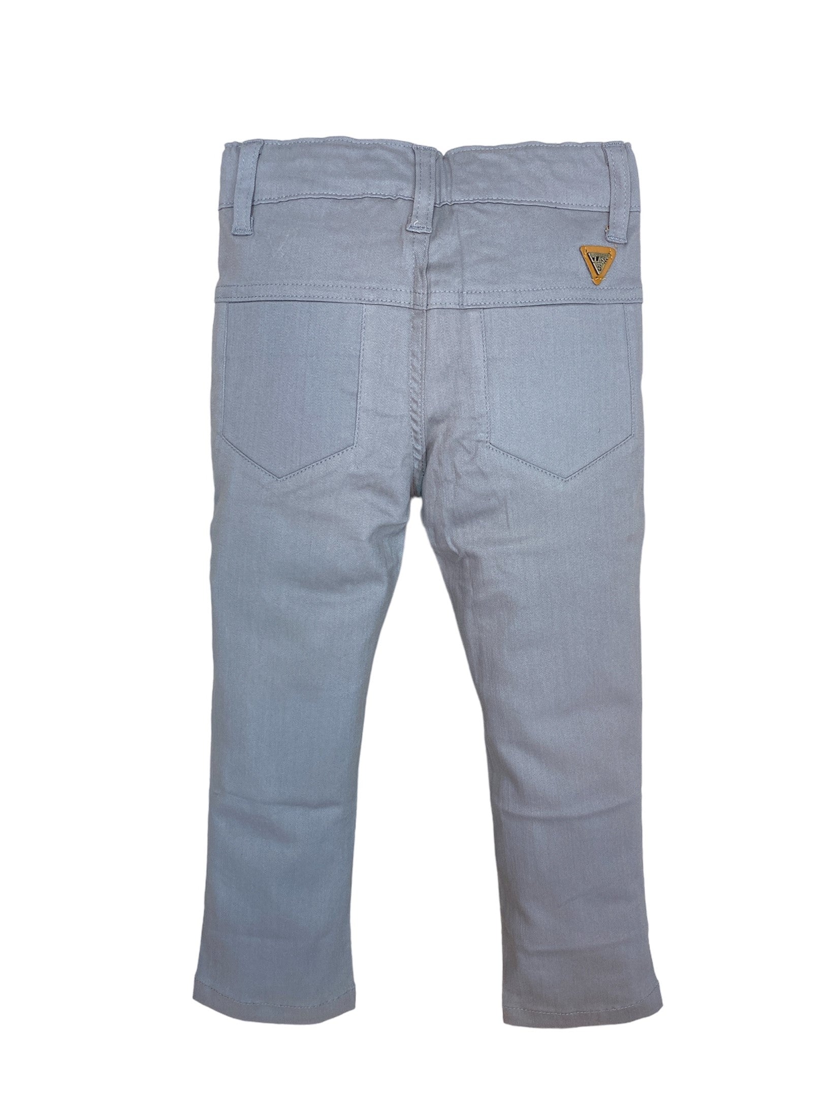 Cotton Pant Adjustable Lastic-Grey