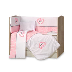 Cot Bedding Set – Pink