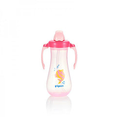 Tall Straw Bottle Pink