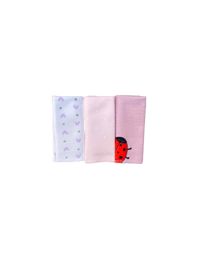 Soft touch fabric 3PC Washcloths