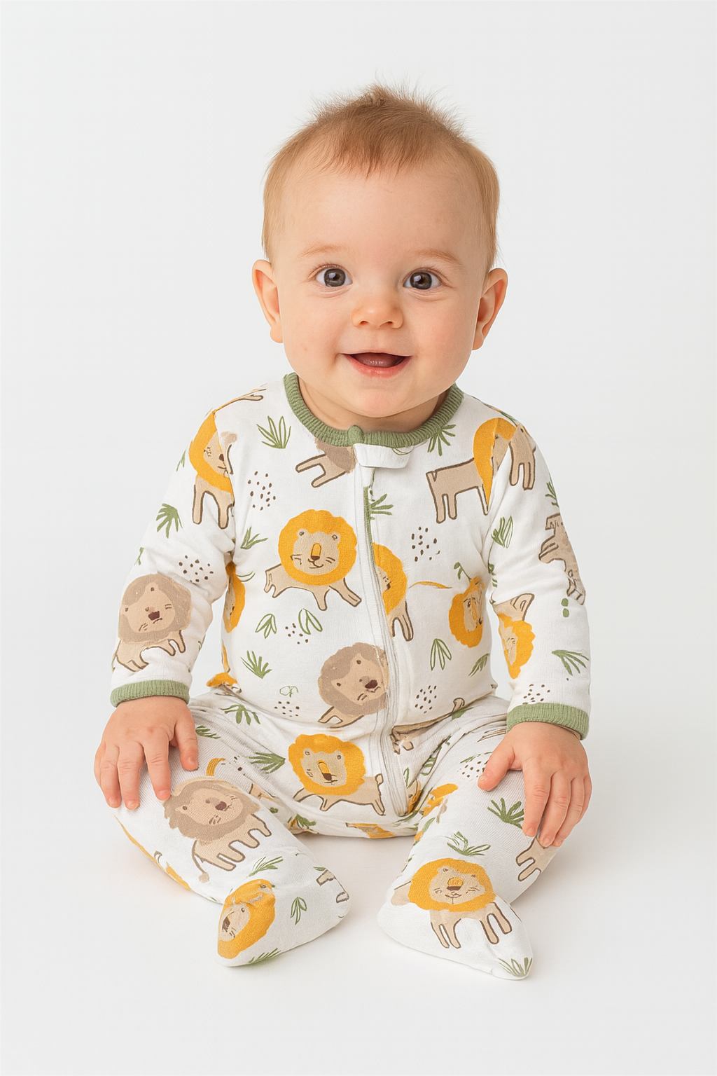 2PC Closed Feet Romper Set