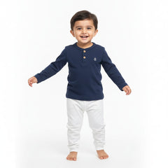 Blue Full Sleeves T-Shirt