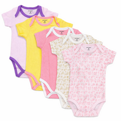 6-9 Month Half Sleeves 5PC Body suit Sets