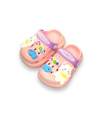 Soft Rubber Sole Cat Crocs-Pink