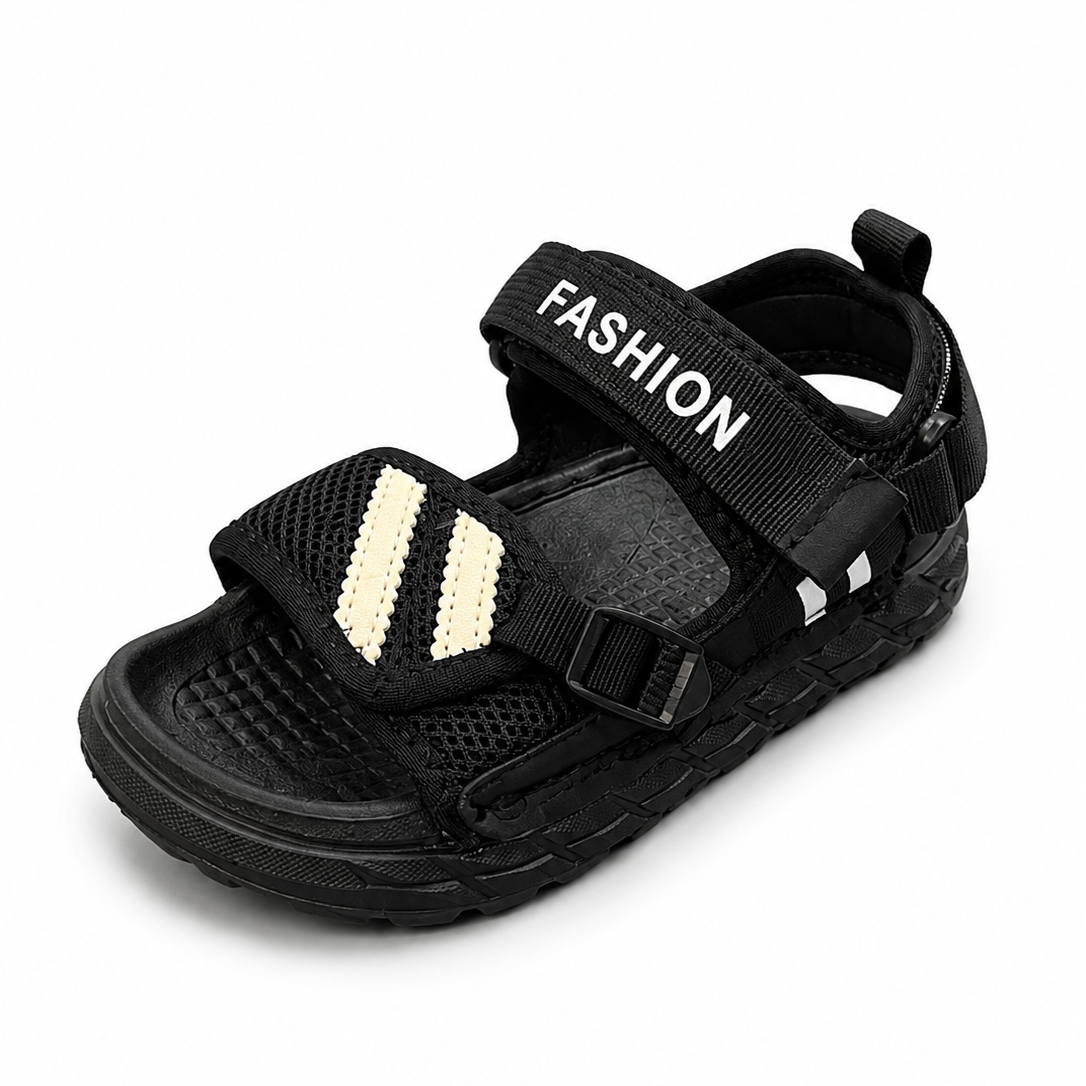 Baby Boy Black Strap Sandal