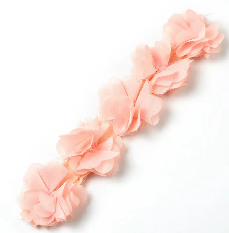 Flower Peach Headband 0-24M