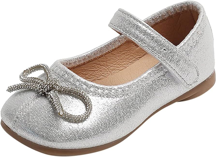 Baby Girl Silver Stone Pumps
