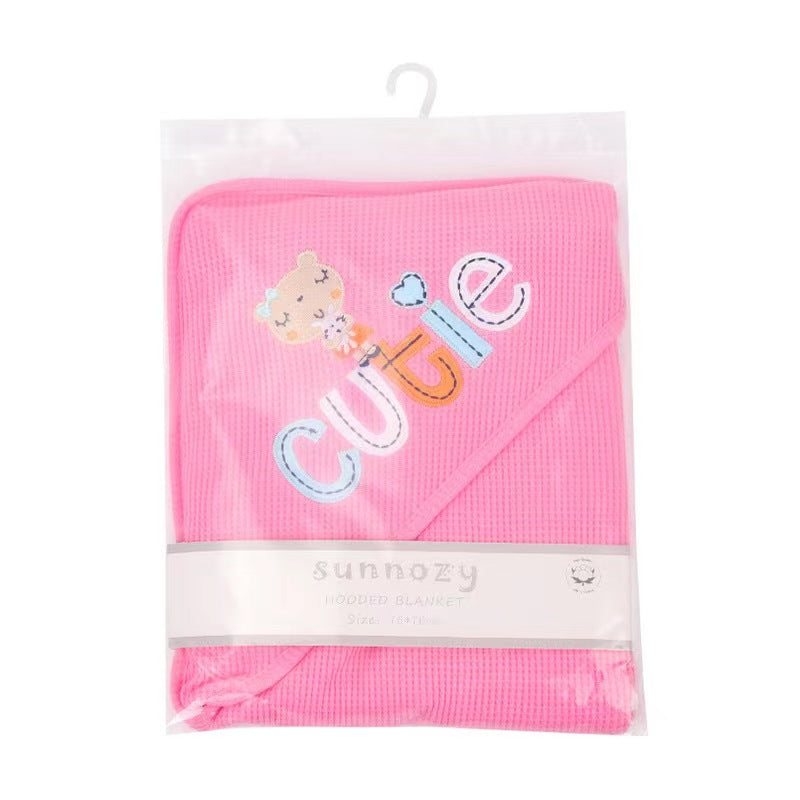 Pink Cutie Hooded Wrapping Sheet